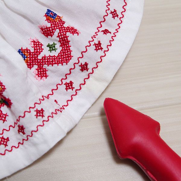 白フォークロア刺繍ブラウス - ピンクハウス通販｜リサイクル