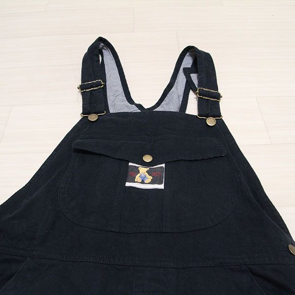 黒ペアくま刺繍オーバーオール - ピンクハウス通販｜リサイクル
