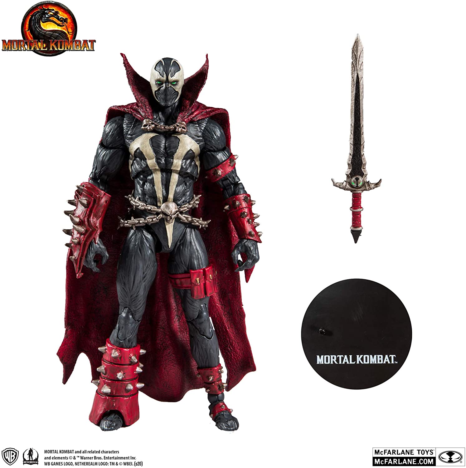 Mortal Kombat 7 Inch Action Figure Spawn - Spawn With Sword| Cmdstore