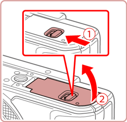 コンパクトデジタルカメラ】USBケーブルで接続してバッテリーの充電は