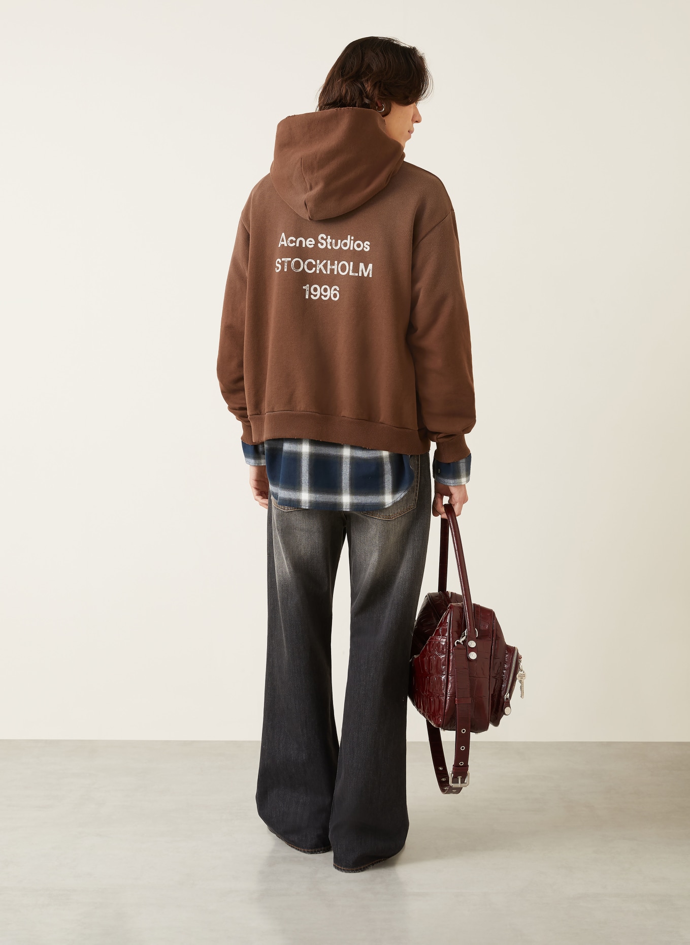Acne Studios Hoodie in bruin