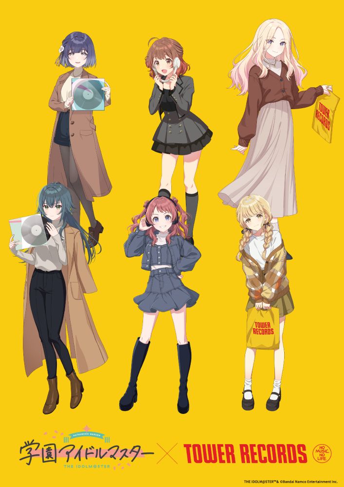 学マス】学園アイドルマスター × TOWER RECORDS コラボグッズの発売が