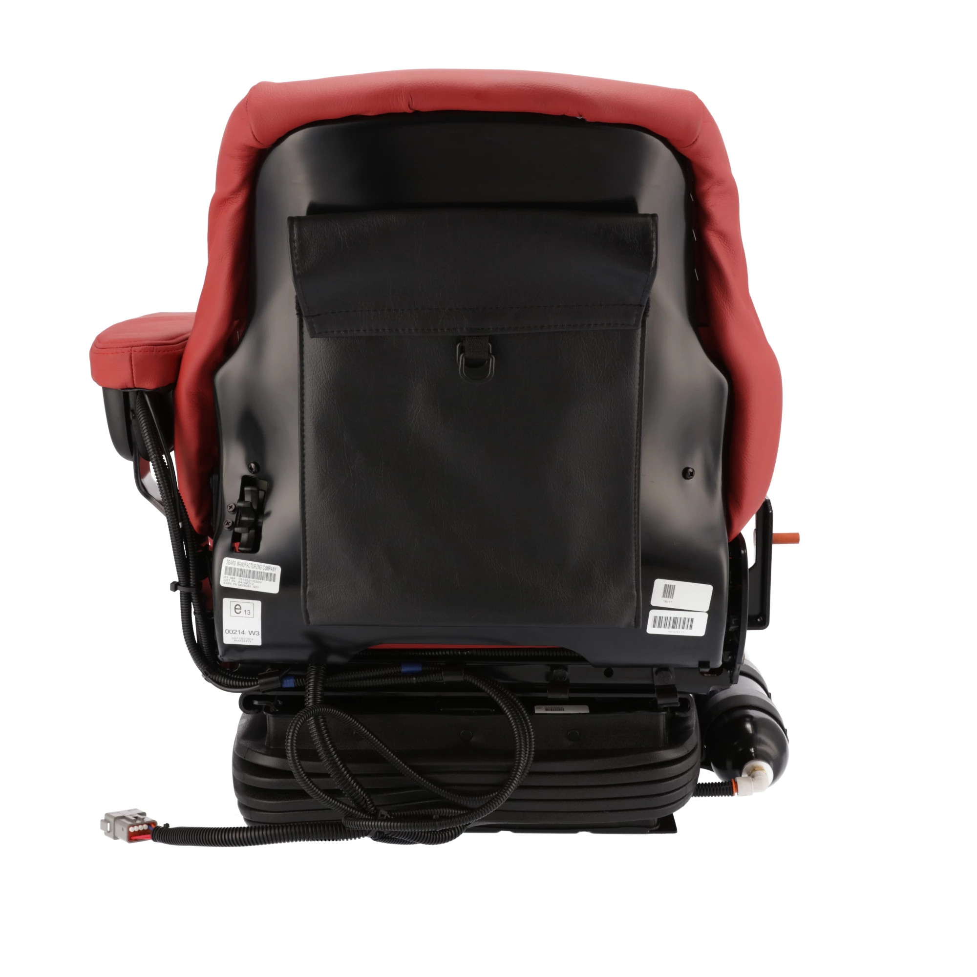 84162212 | Operator Seat - Air Suspension - Heated - Red Leather