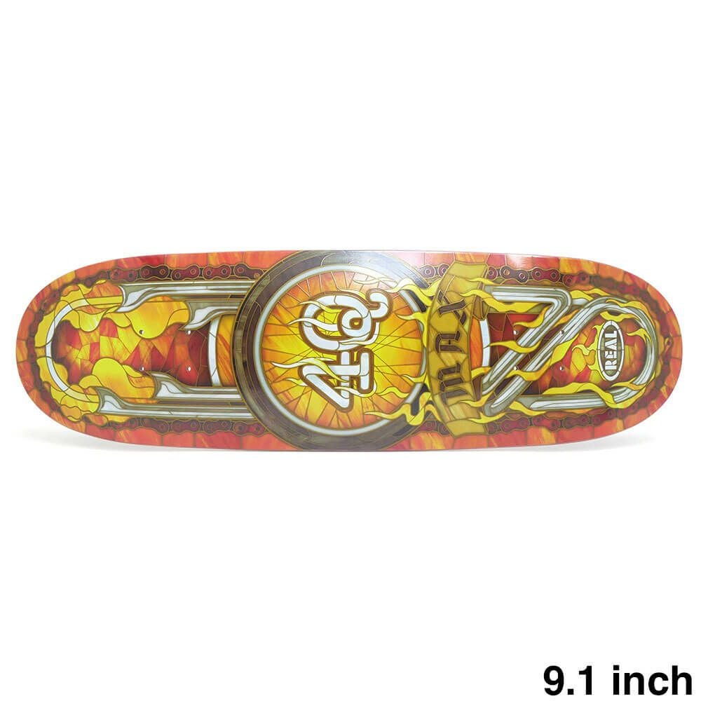 REAL DECK リアル デッキ MAX SCHAFF 4Q CATHEDRAL 9.1 EGG SHAPE