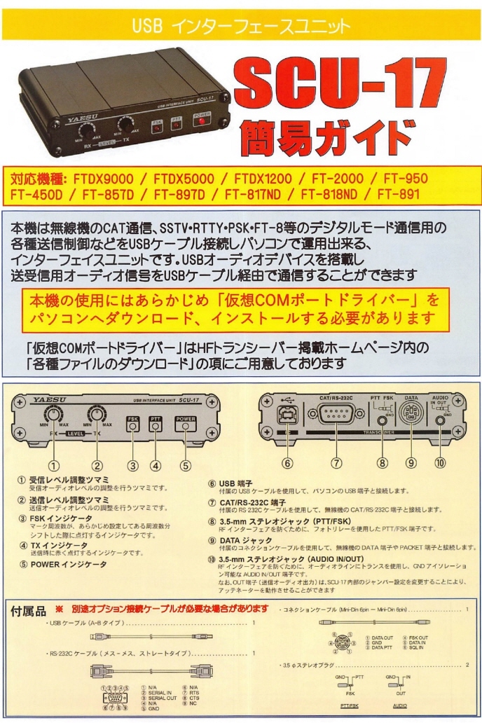 ポイント2倍】SCU-17 （SCU17） USBインターフェイス ケーブル
