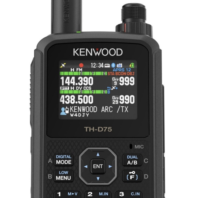 TH-D75 □CQオームオリジナル液晶保護シート＆カラーシールプレゼント