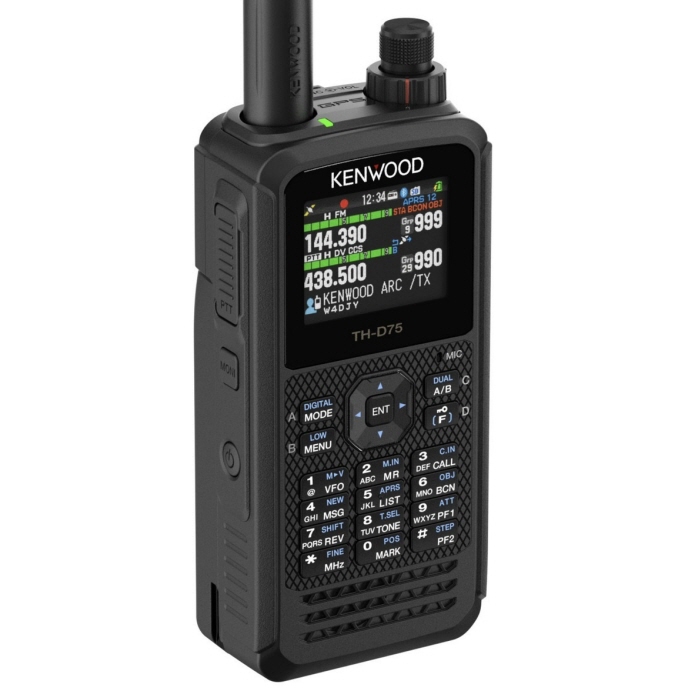 TH-D75受信改造済みモデル □CQオームオリジナル液晶保護シート