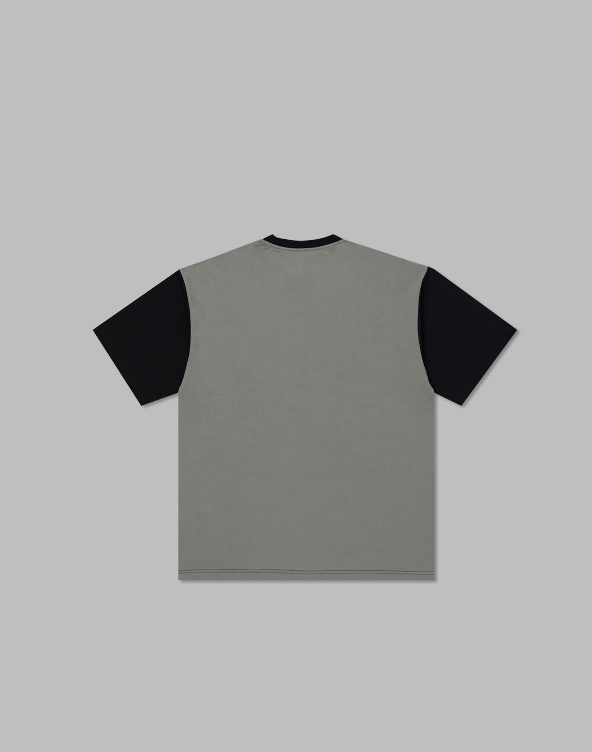 CRONOS FRONT BACK CONTRAST T-SHIRT【BLACK】