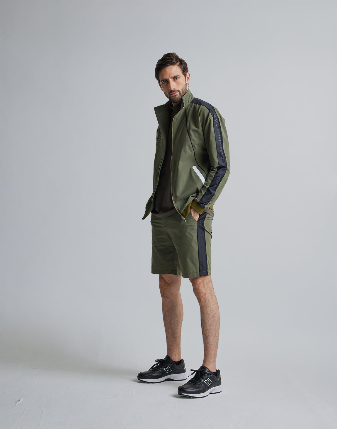 CRONOS BLACK SIDE LINE BRAKER【OLIVE】