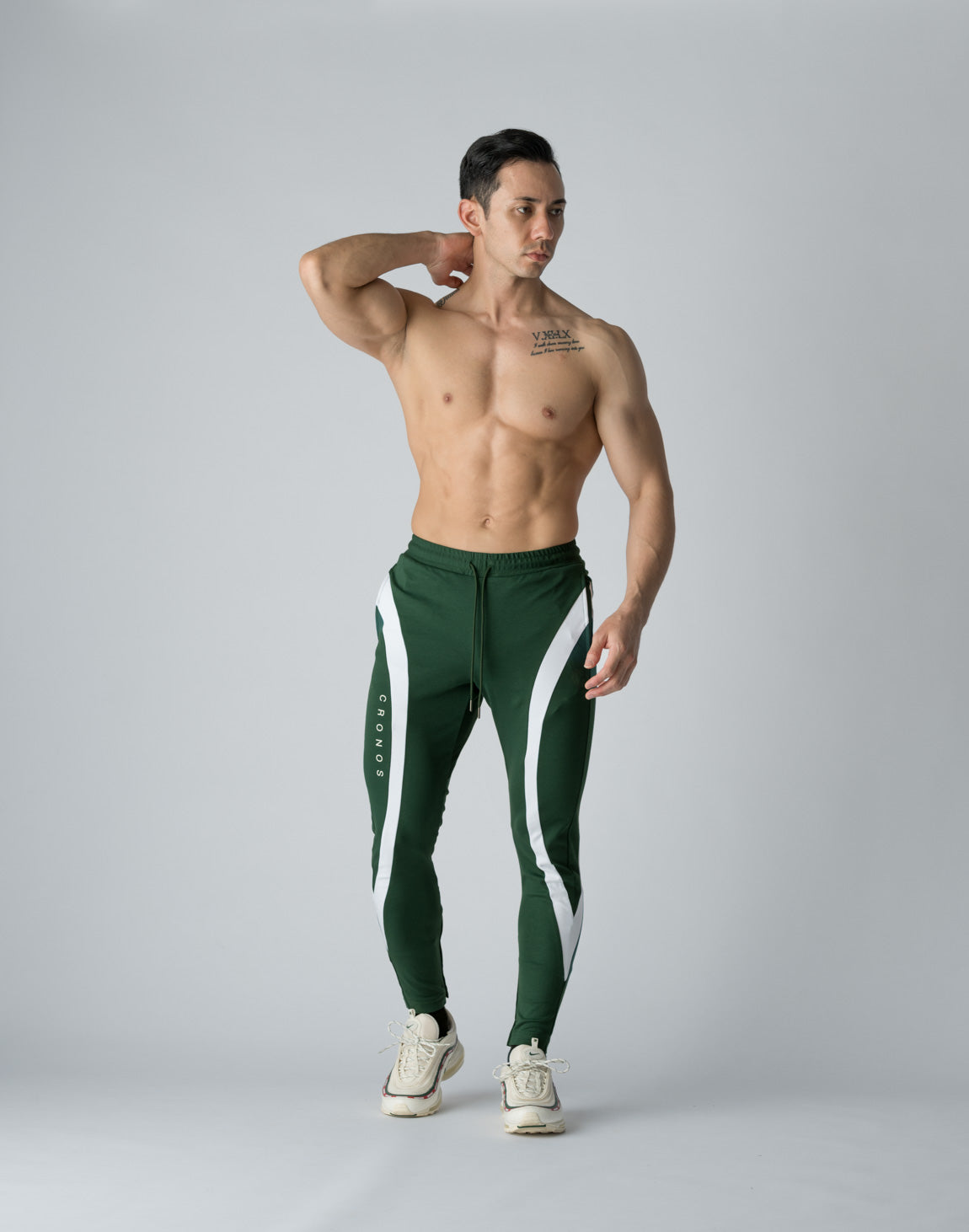 CRONOS BOTHSIDE SWITCHING LONGPANTS【GREEN】