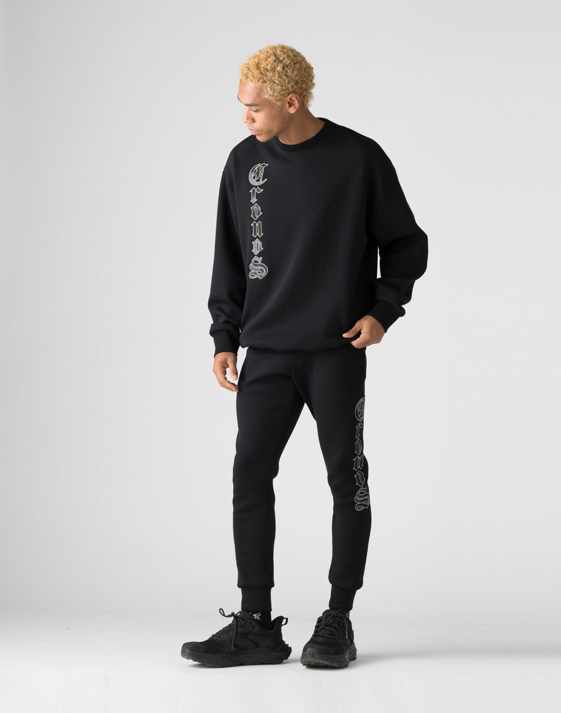 CRONOS クロノス Patchwork sweatshirt セットアップ CRONOS クロノス