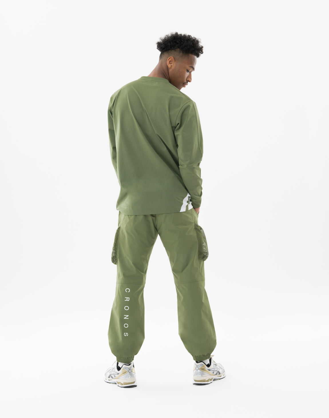 CRONOS Athleisure Cargo Pants【KHAKI】