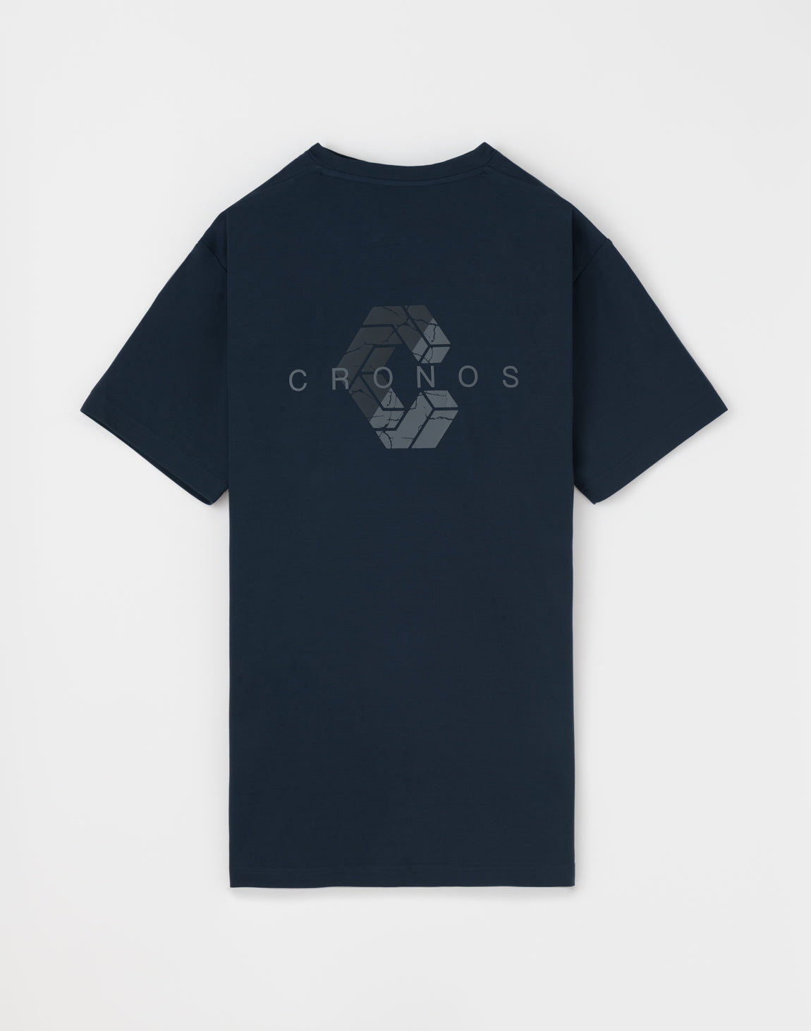 CRONOS Bold Back Logo Regularfit T-SHIRT【NAVY】