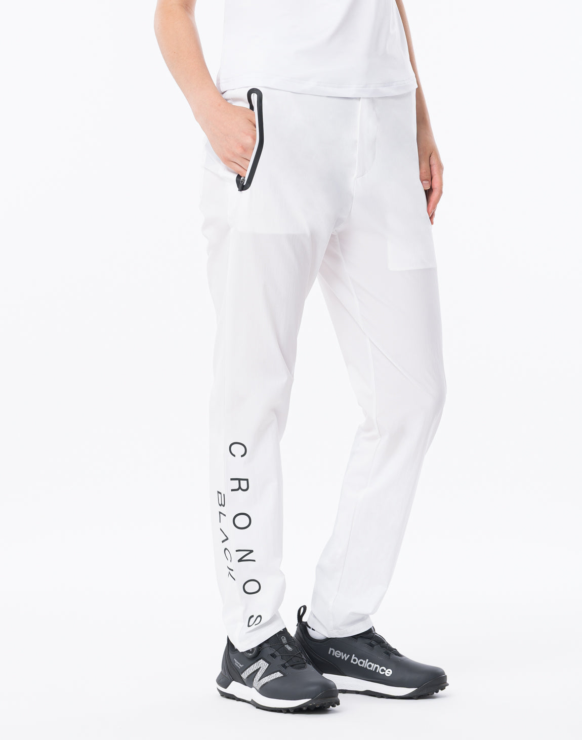 CRONOS BLACK WOMAN EASY MOVE pants【WHITE】