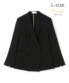 洗える・L-size】CINDY / ダブルブレストジャケット / BEIGE