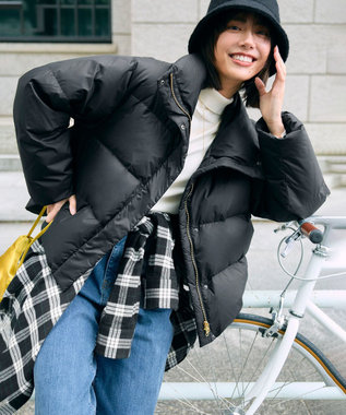 VERY掲載 / 自宅で洗濯OK / 軽量で暖かい】TAIONコラボ ショートダウン