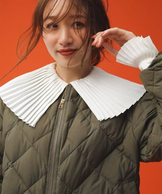 シワになりにくい/洗濯機可能】プリーツカラーブラウス / #Newans