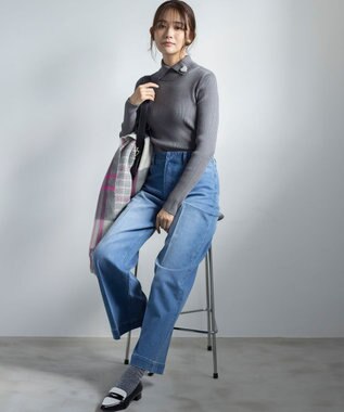 ワイドストレートデニム パンツ / 組曲 | ファッション通販 【公式通販