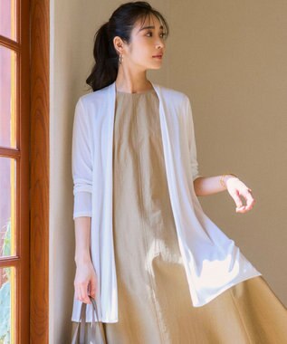 UVケア/接触冷感】マルチ機能 シアー ロング カーディガン / 23区