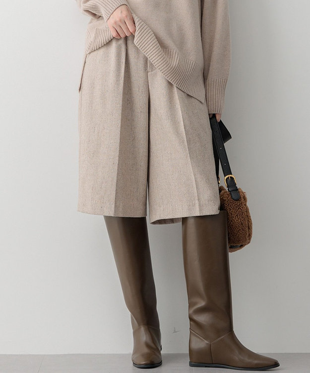 ヘリンボーンループツイード ハーフパンツ / 23区 | ファッション通販