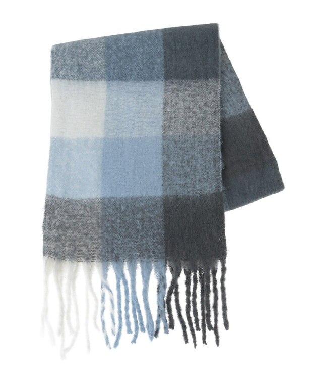 ブロックチェックマフラー / earth music&ecology | ファッション通販