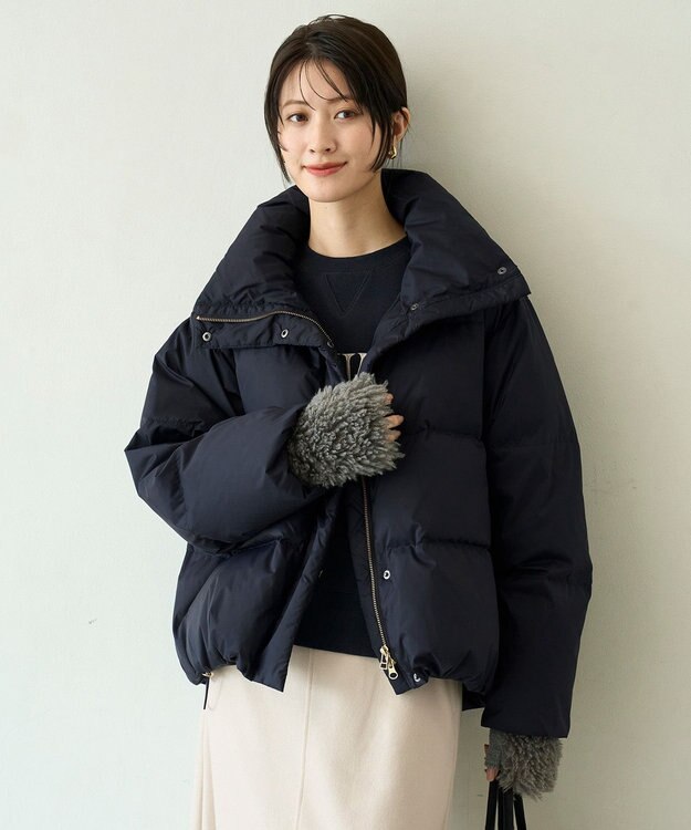 VERY掲載 / 自宅で洗濯OK / 軽量で暖かい】TAIONコラボ ショートダウン