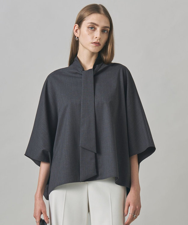 洗える】T/Wブロード ボウタイブラウス / ICB | ファッション通販