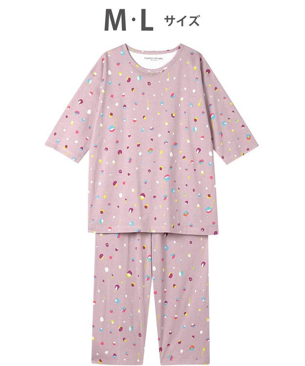 ツモリチサト パジャマ 7分袖 長袖 8分丈 綿100%(本体) 天竺素材