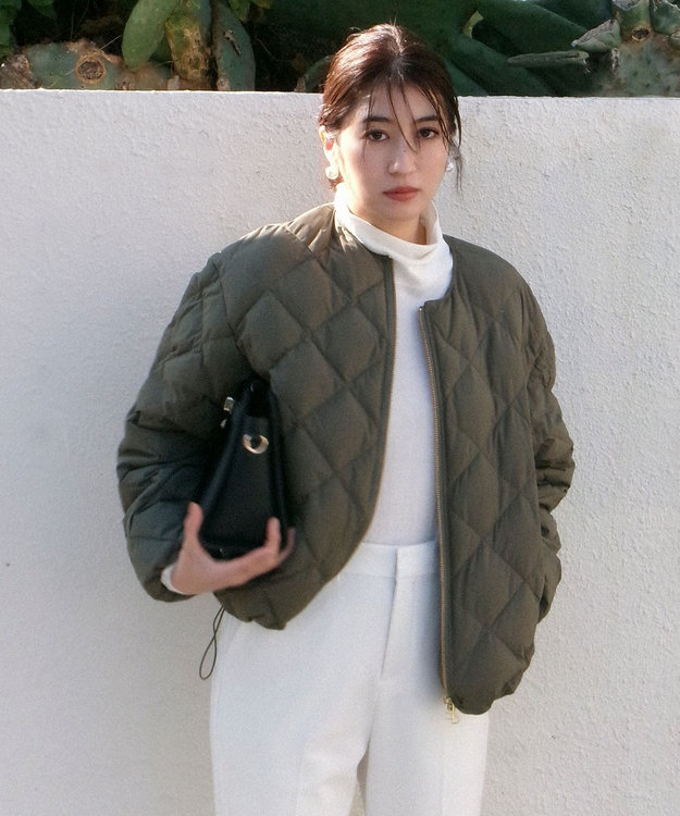 TAION×UNFILO】キルティングダウン ショート丈ブルゾン / UNFILO