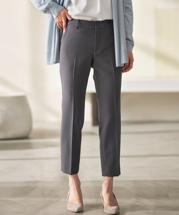 WEB限定】ベーシックダブルクロス テーパードパンツ / 組曲