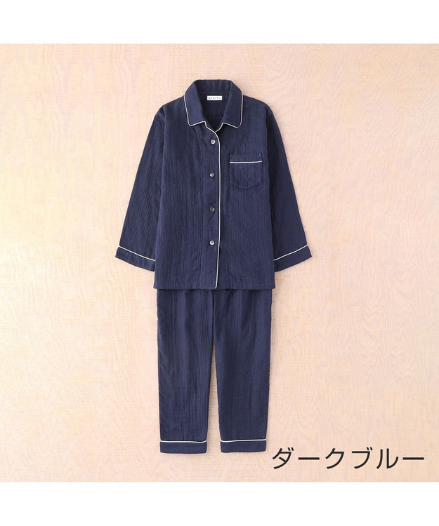 マシュマロガーゼパイピングレディスパジャマ / UCHINO | ファッション