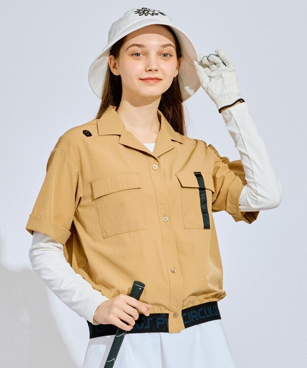 WOMEN】サファリシャツ ゴルフウェア レディース / PW CIRCULUS