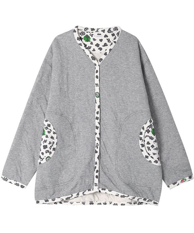 ツモリチサト カーディガン キルトニット素材(本体) あったか 長袖