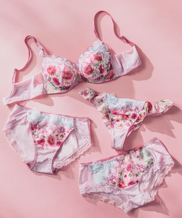 ルジェ 【ハッピーFitブラ】 ブラジャー 谷間を寄せてキープ