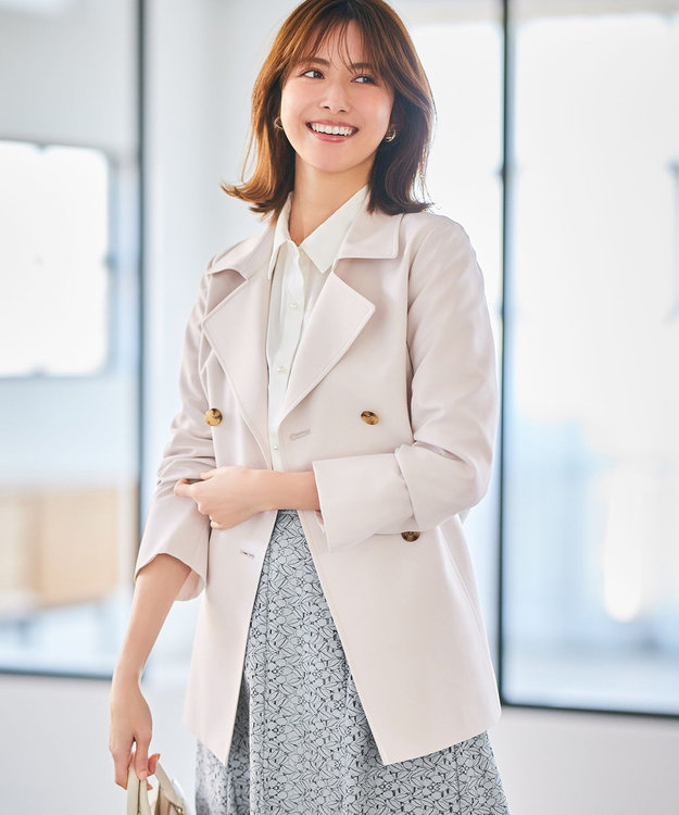 洗える】ベーシックハーフ トレンチコート / ANY SIS S | ファッション