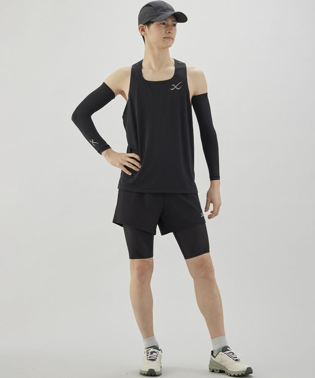 MEN】 CW-X スポーツタイツ ハーフ ひざ上丈 下半身サポート(股関節