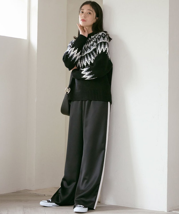 SLOW/一部店舗限定】ノルディック プルオーバー ニット / 23区 S