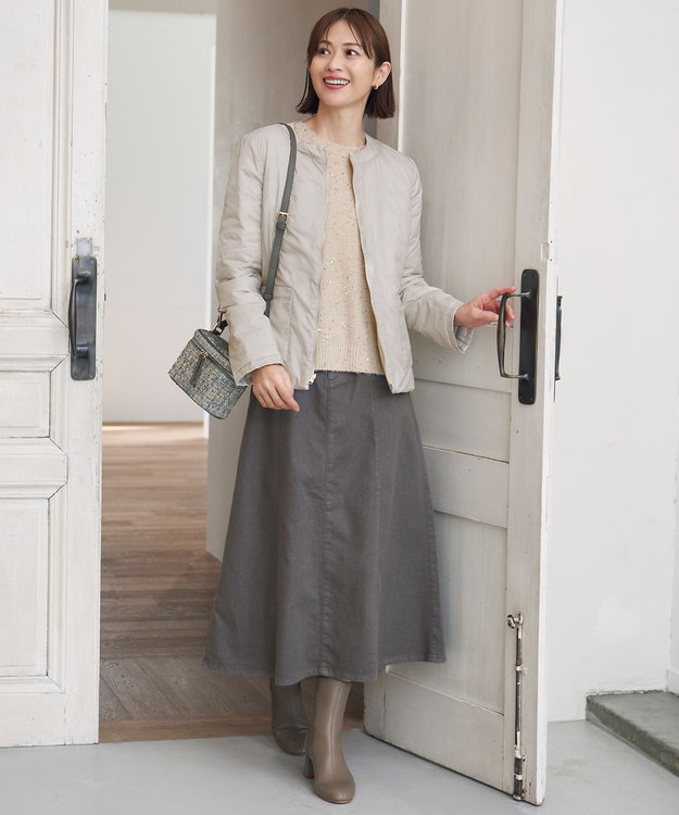 洗える】リバーシブルライトダウン ジャケット / 自由区