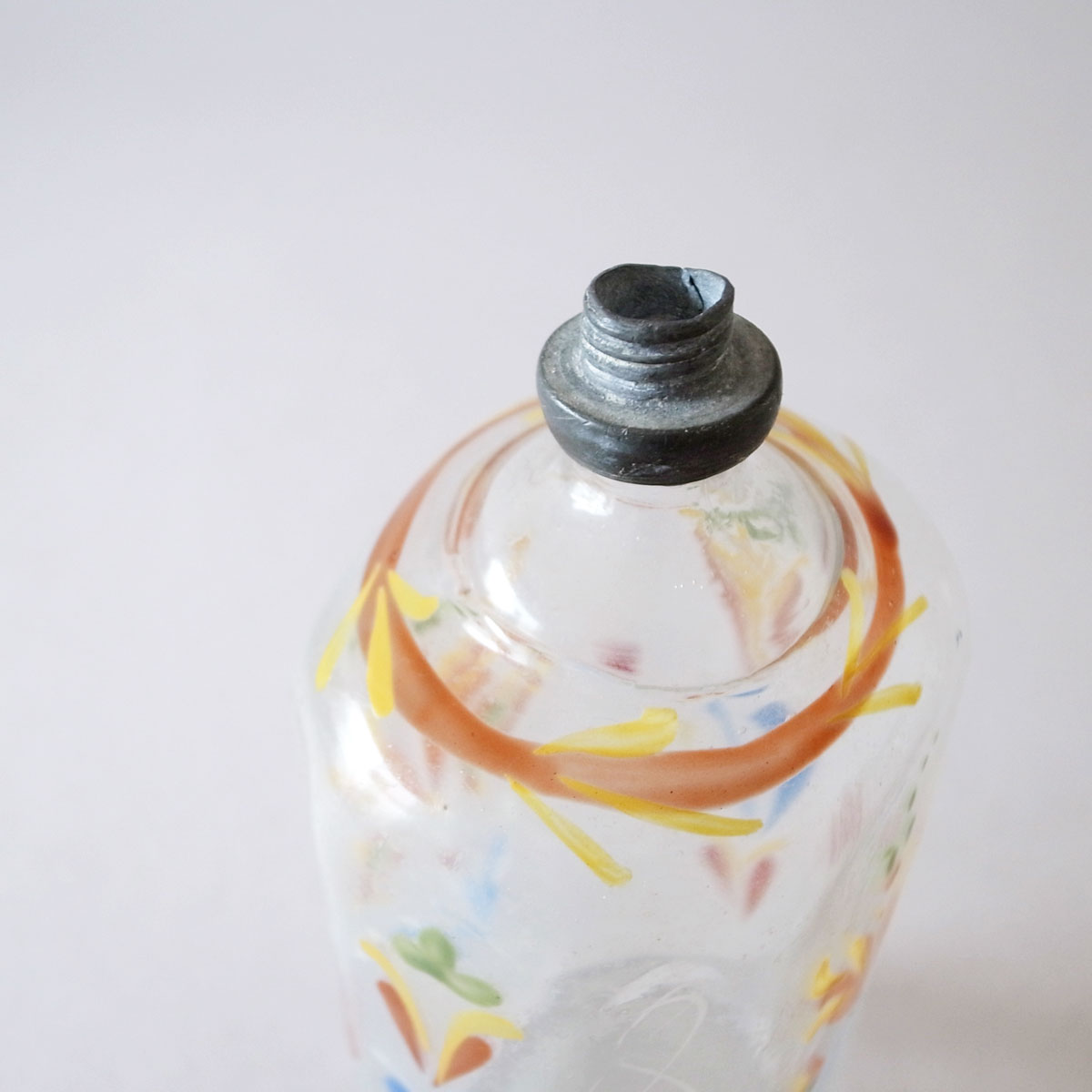 アンティーク 18世紀 エナメル彩 ガラスボトル2 | アンティーク