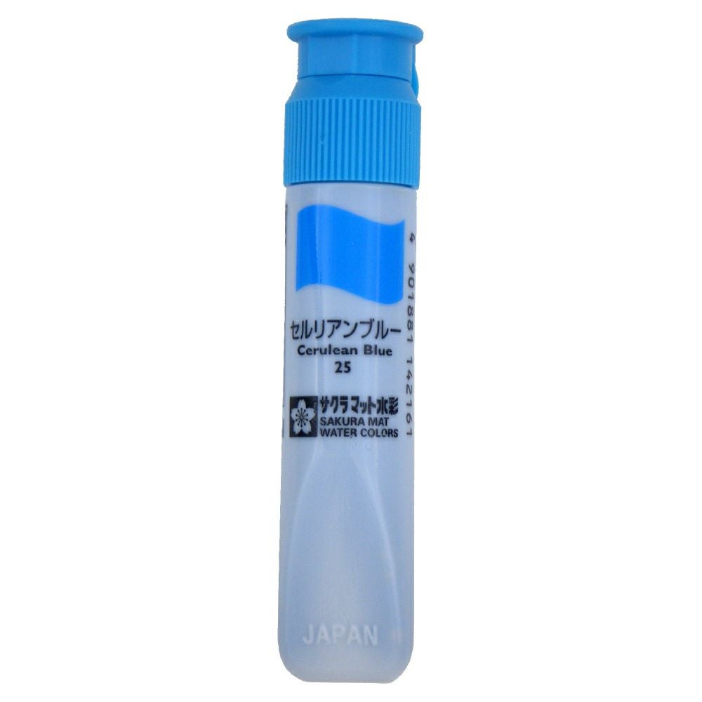 マット水彩ポリチューブ12ml セルリアンブルー | サクラクレパス