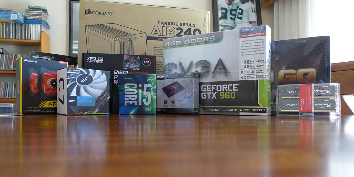Corsair Air 240 Mini ITX Budget Gaming Build Parts List