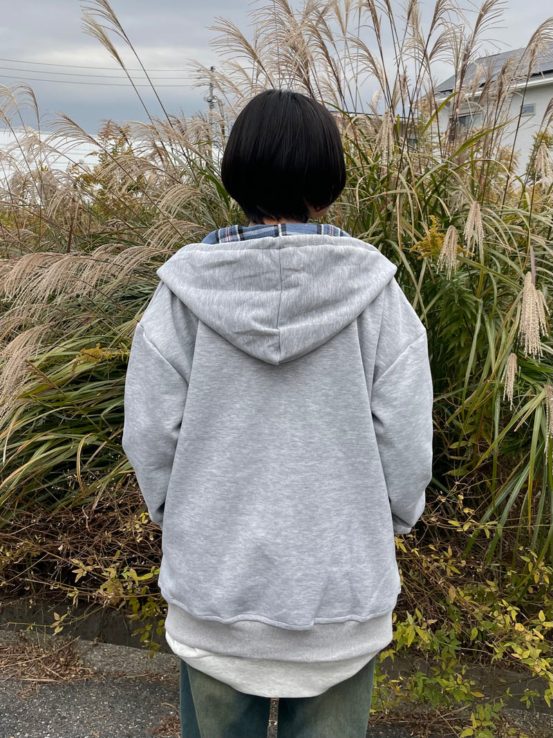 裏地チェックジップパーカー DPB64041 – CRAMMY