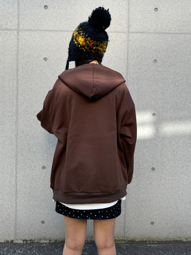 ブラウンジップアップパーカー DPB63168 – CRAMMY