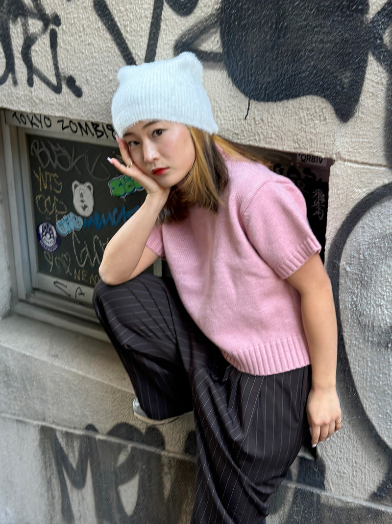 ピンクハーフタートルネックニット DPA14413 – CRAMMY