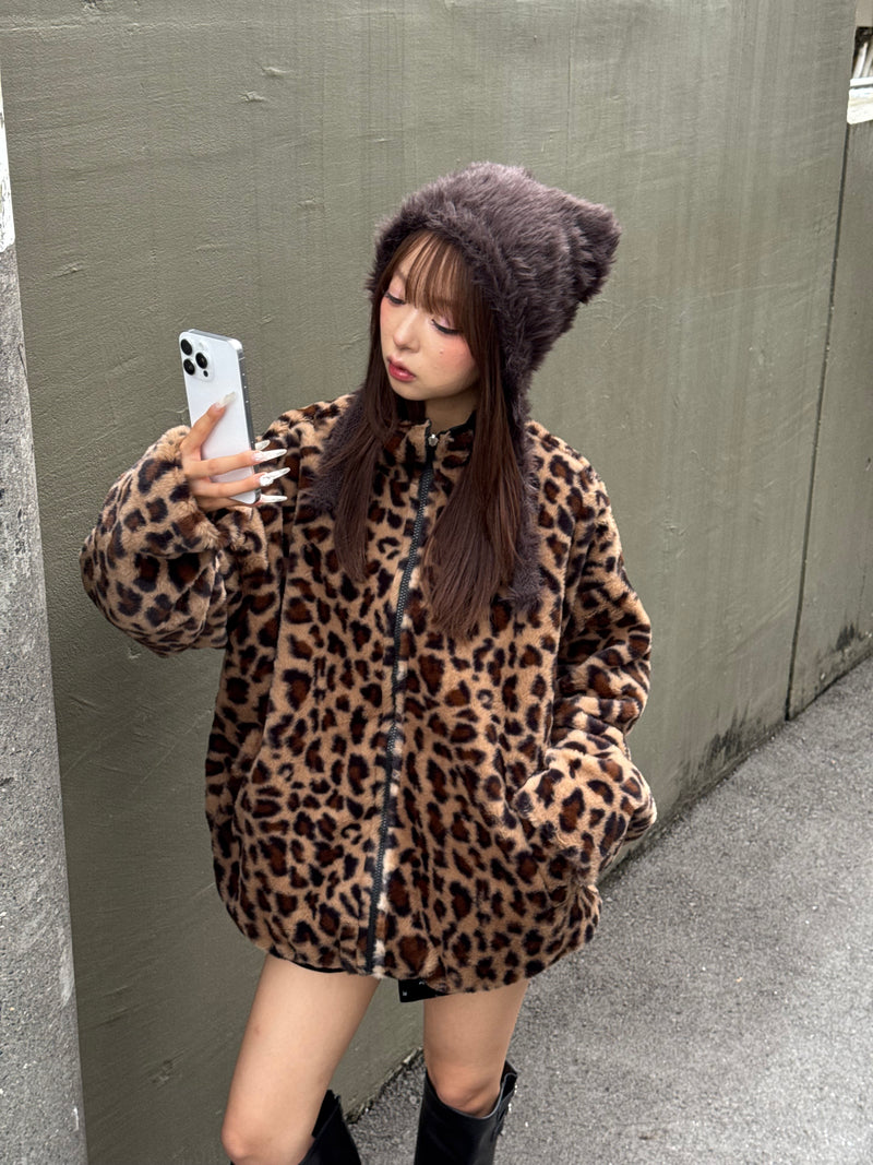 リバーシブルレオパードジップジャケット DPB86137 – CRAMMY