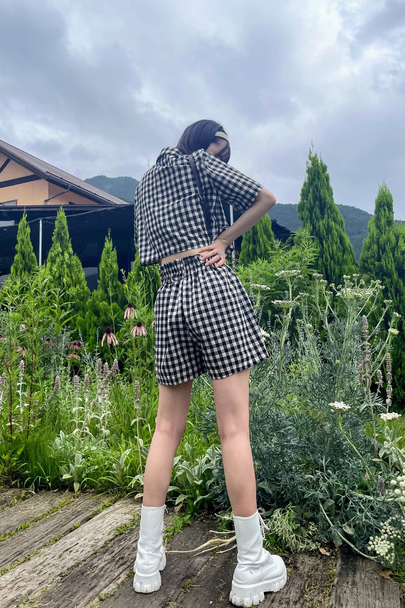 モノトーンギンガムチェックセットアップ DPB01021 – CRAMMY