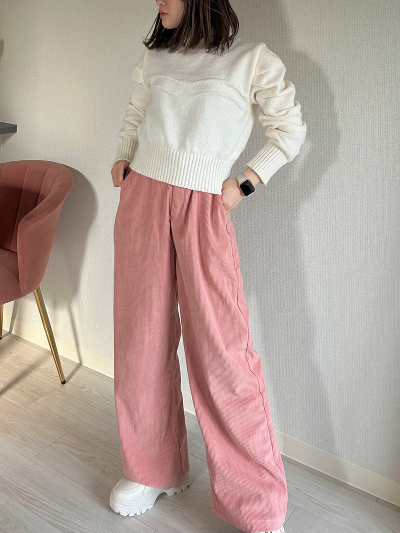 ピンクワイドパンツ CPA22053 – CRAMMY