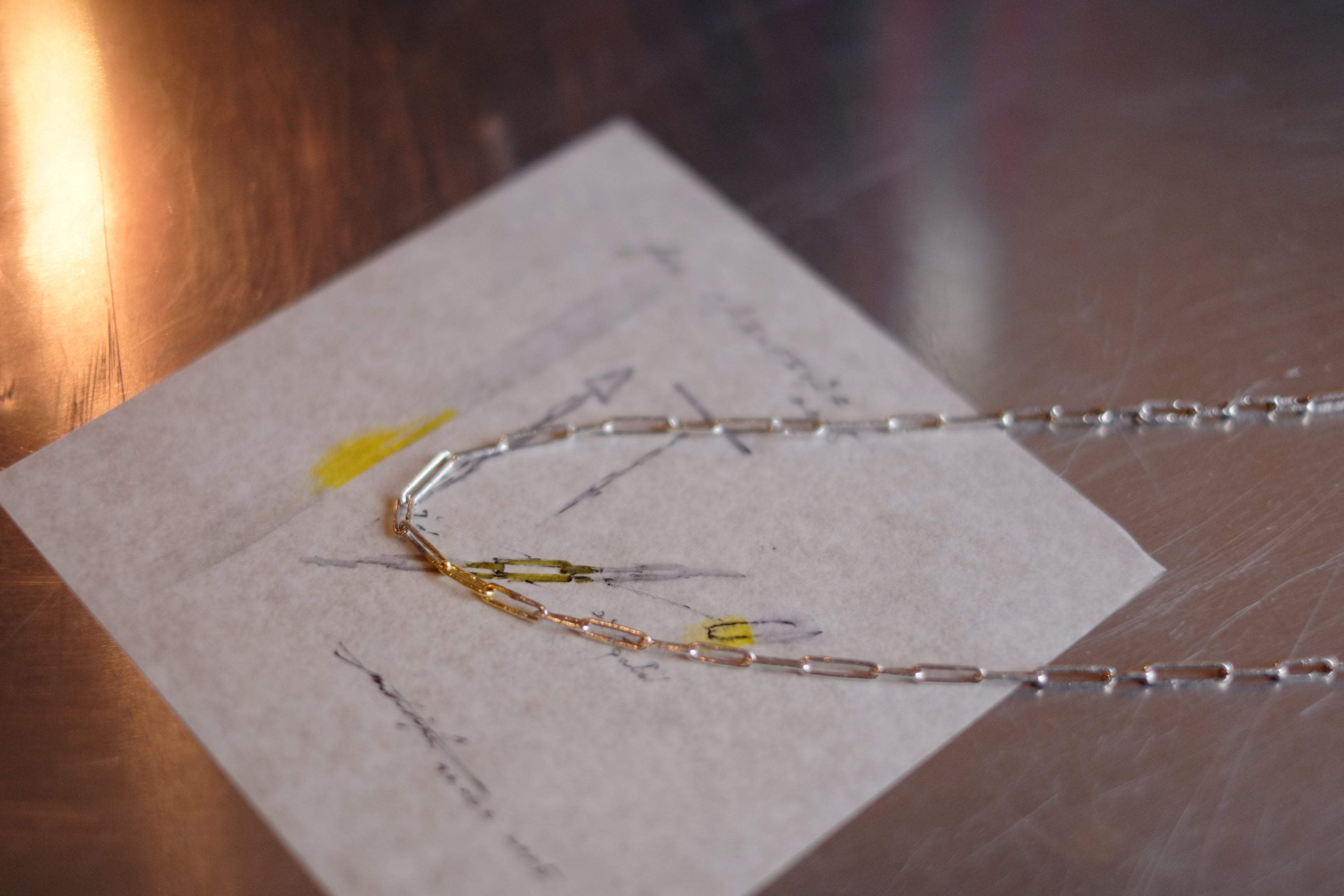 受注生産]Taupe D motoike - Harvest Chain N-Narrow – CREUSEURS