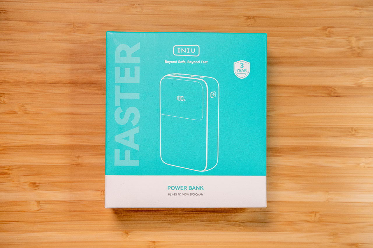 INIU P63-E1」レビュー：25,000mAhの超大容量！最大100W出力・65W入力