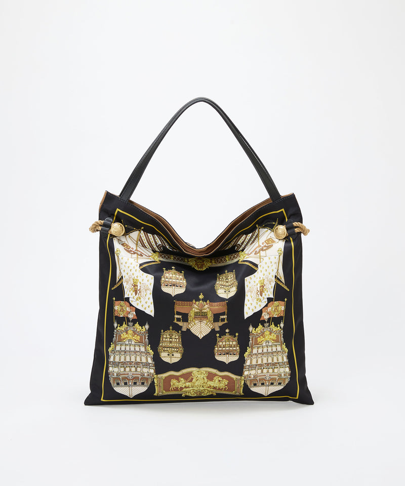 TREASURE TOPKAPI】マイルドサテン スカーフ柄 トートバッグ – TOPKAPI